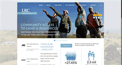 Desktop Screenshot of lrc.org.za