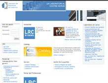 Tablet Screenshot of lrc.es